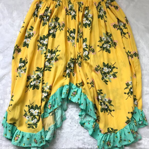 Matilda Jane Hooked On A Feeling Dress Women's M 100% Rayon Floral Off Shoulder - Picture 5 of 11